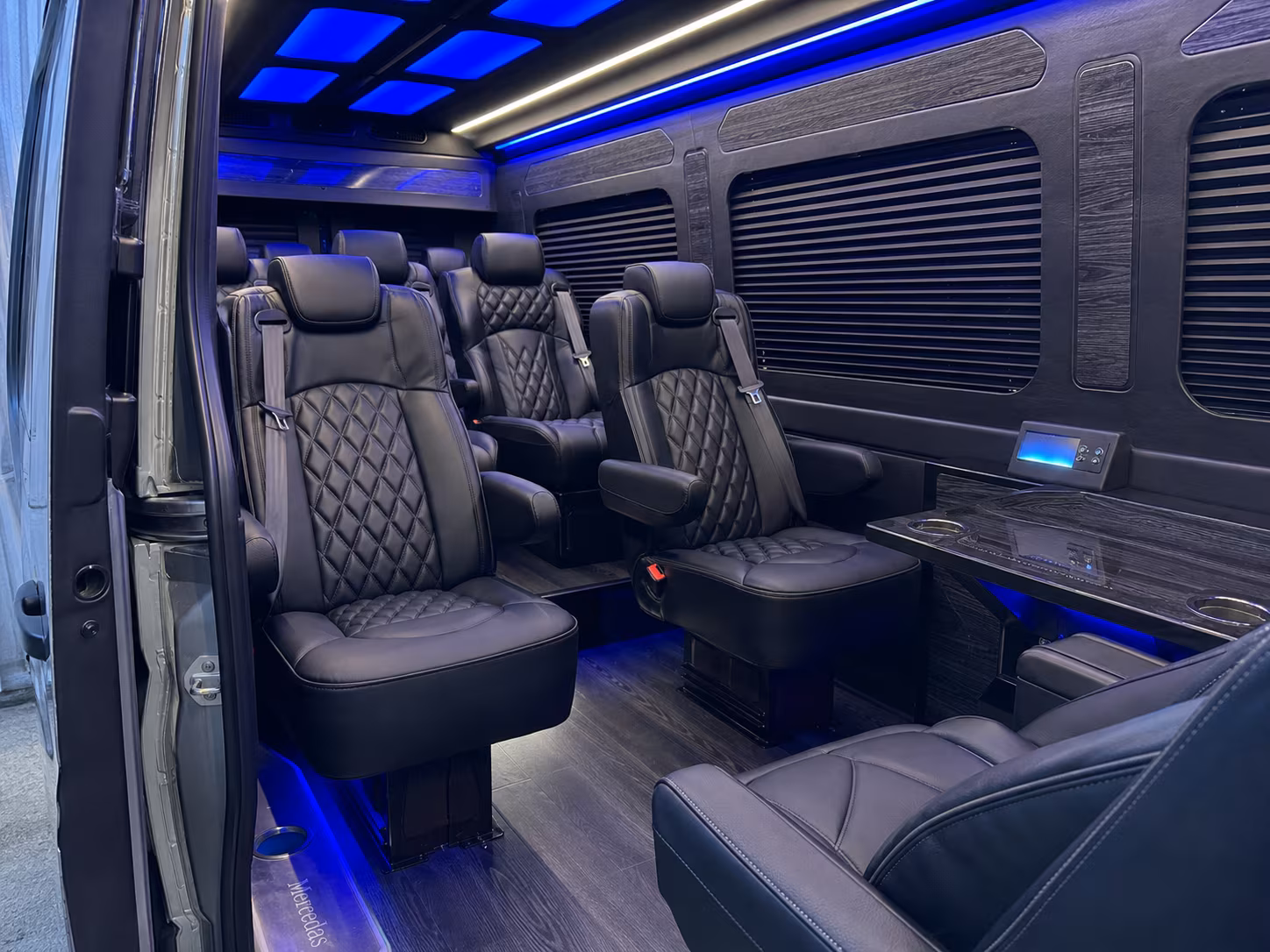 sprinter van transportation for groups and events across stockton
