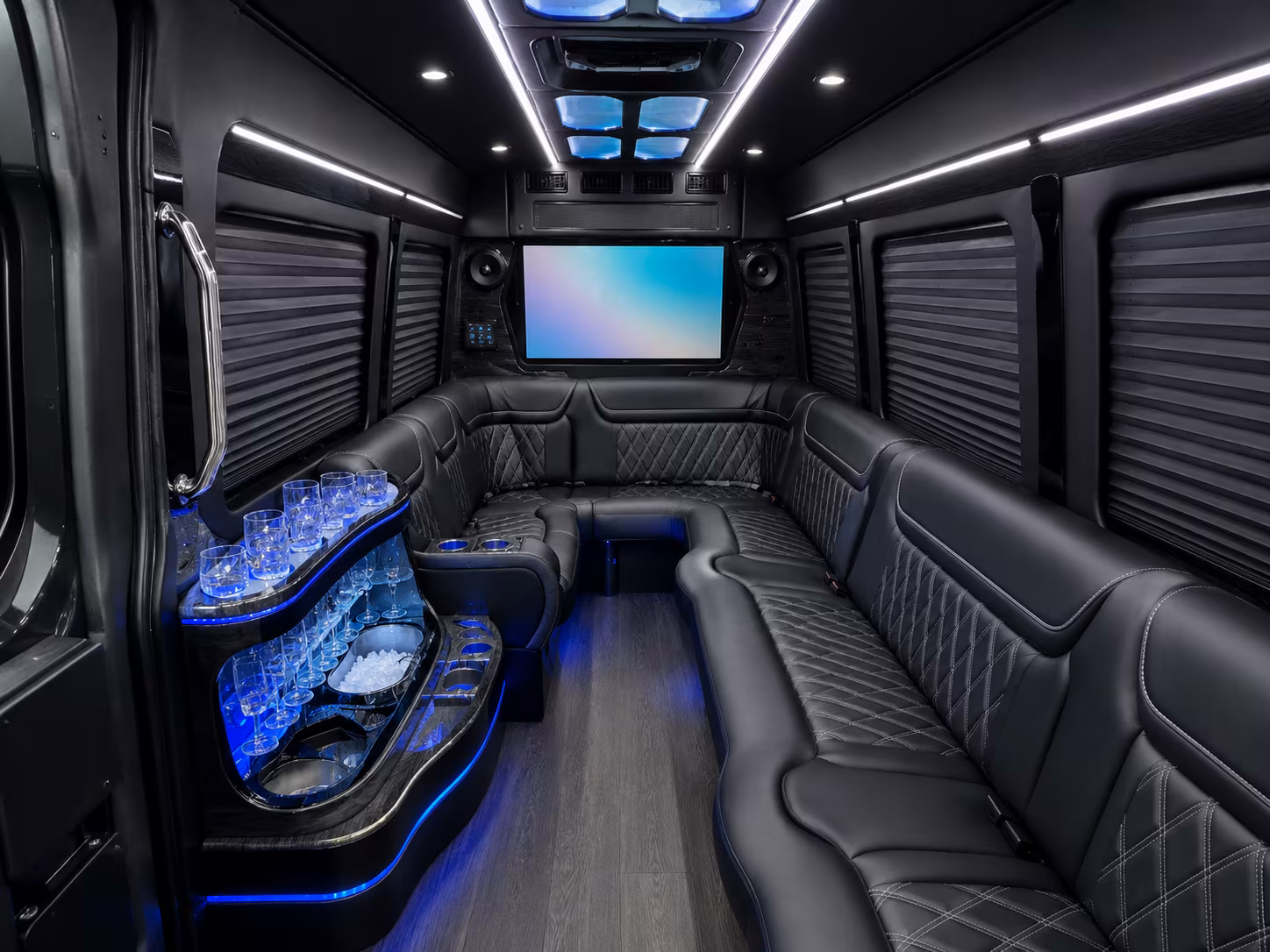 sprinter vans and bus rentals for bands and performers traveling through stockton