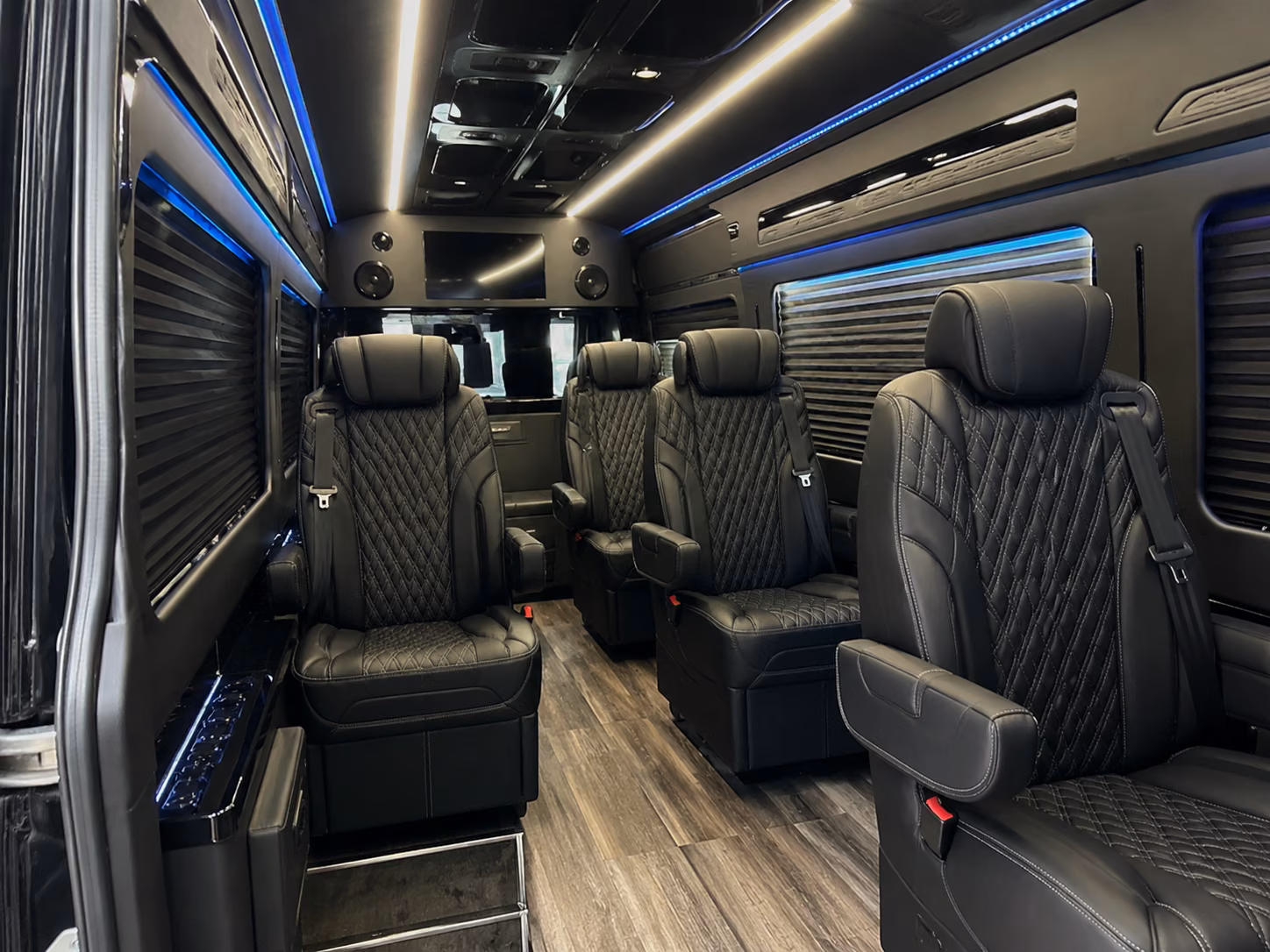 sprinter vans and small bus rentals for intimate stockton weddings