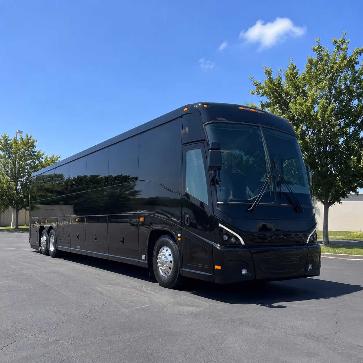 stockton 56 passenger charter bus