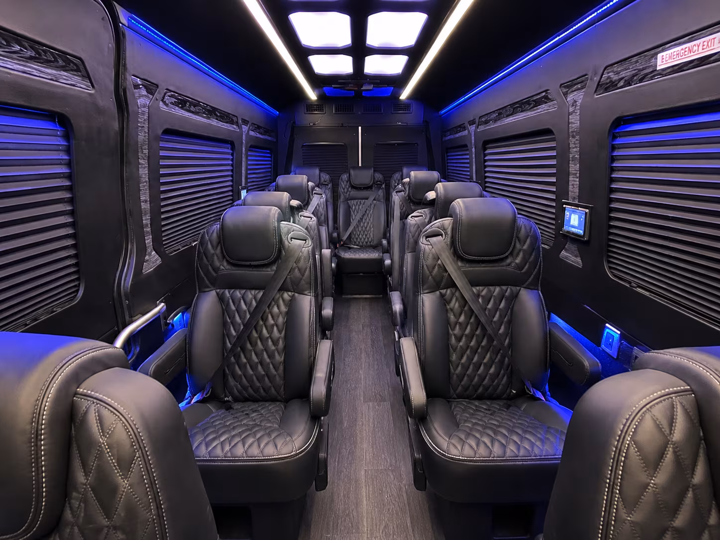 stockton birthday party transportation onboard seating