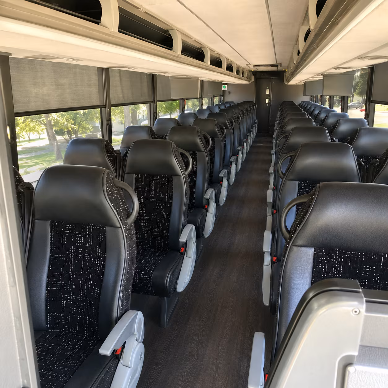 stockton charter bus interior
