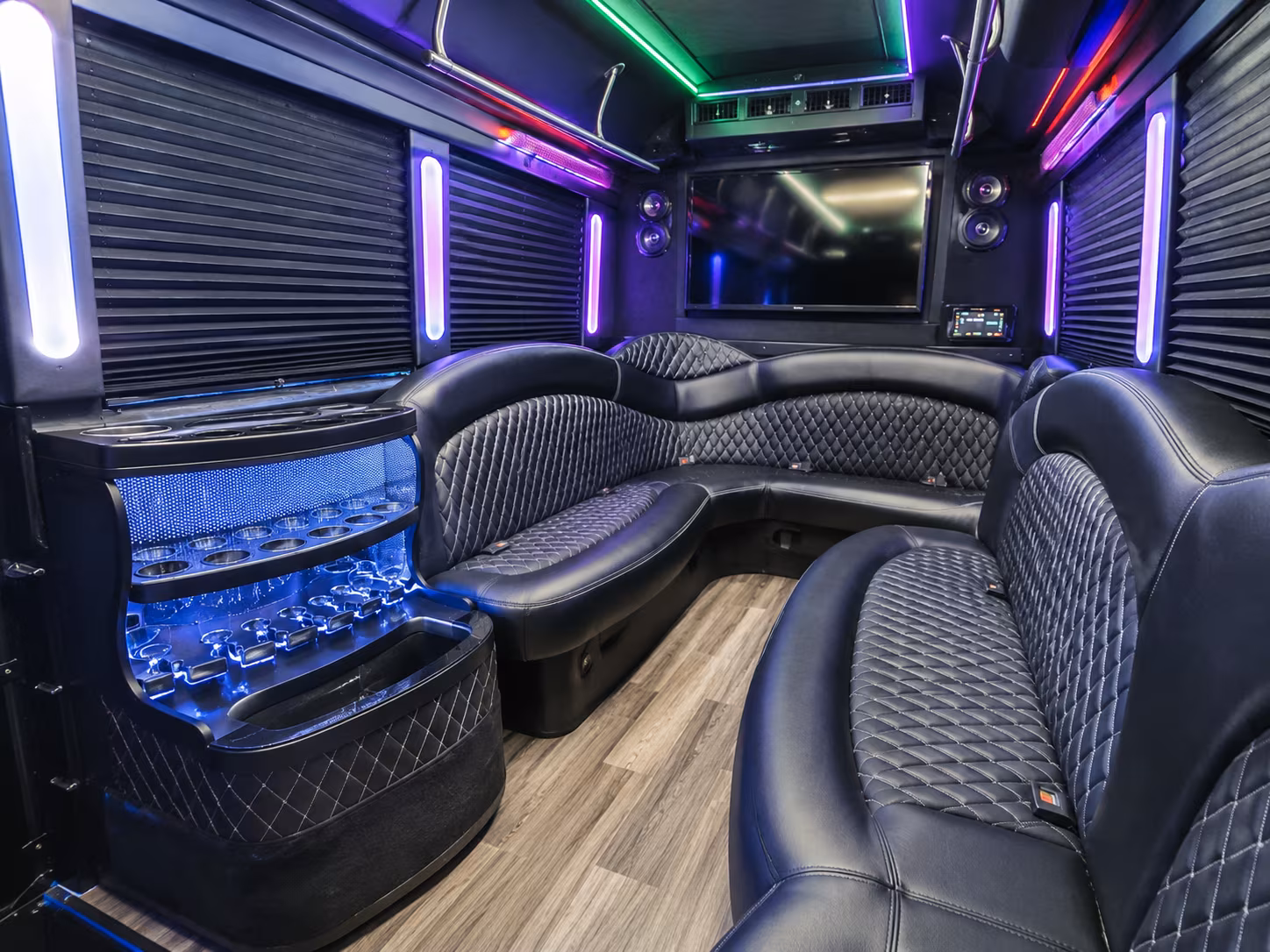 stockton concert party bus rental