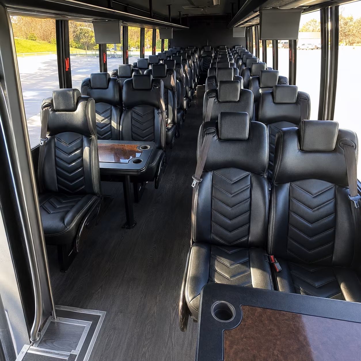 stockton concert transportation onboard seating
