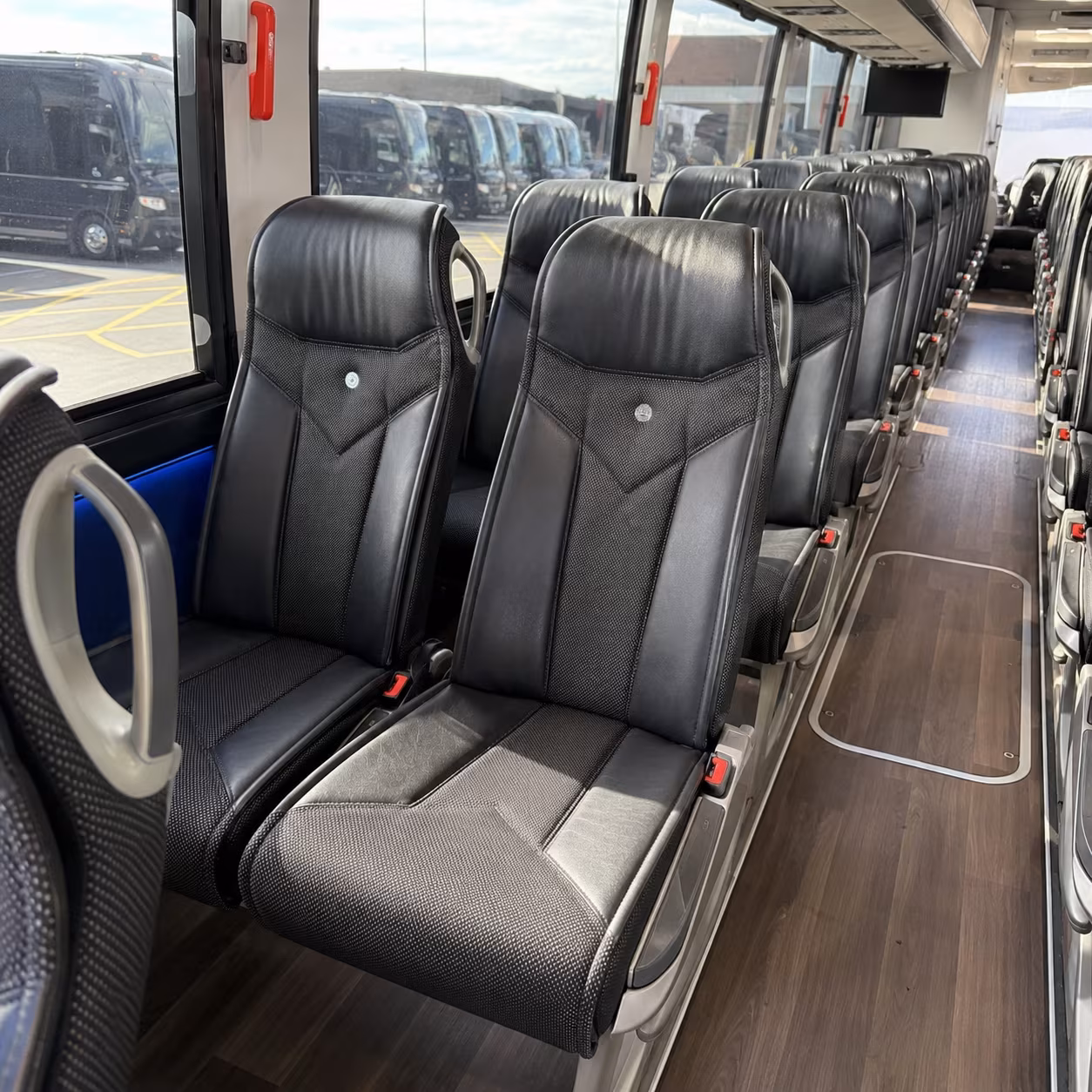 stockton convention transportation onboard seating