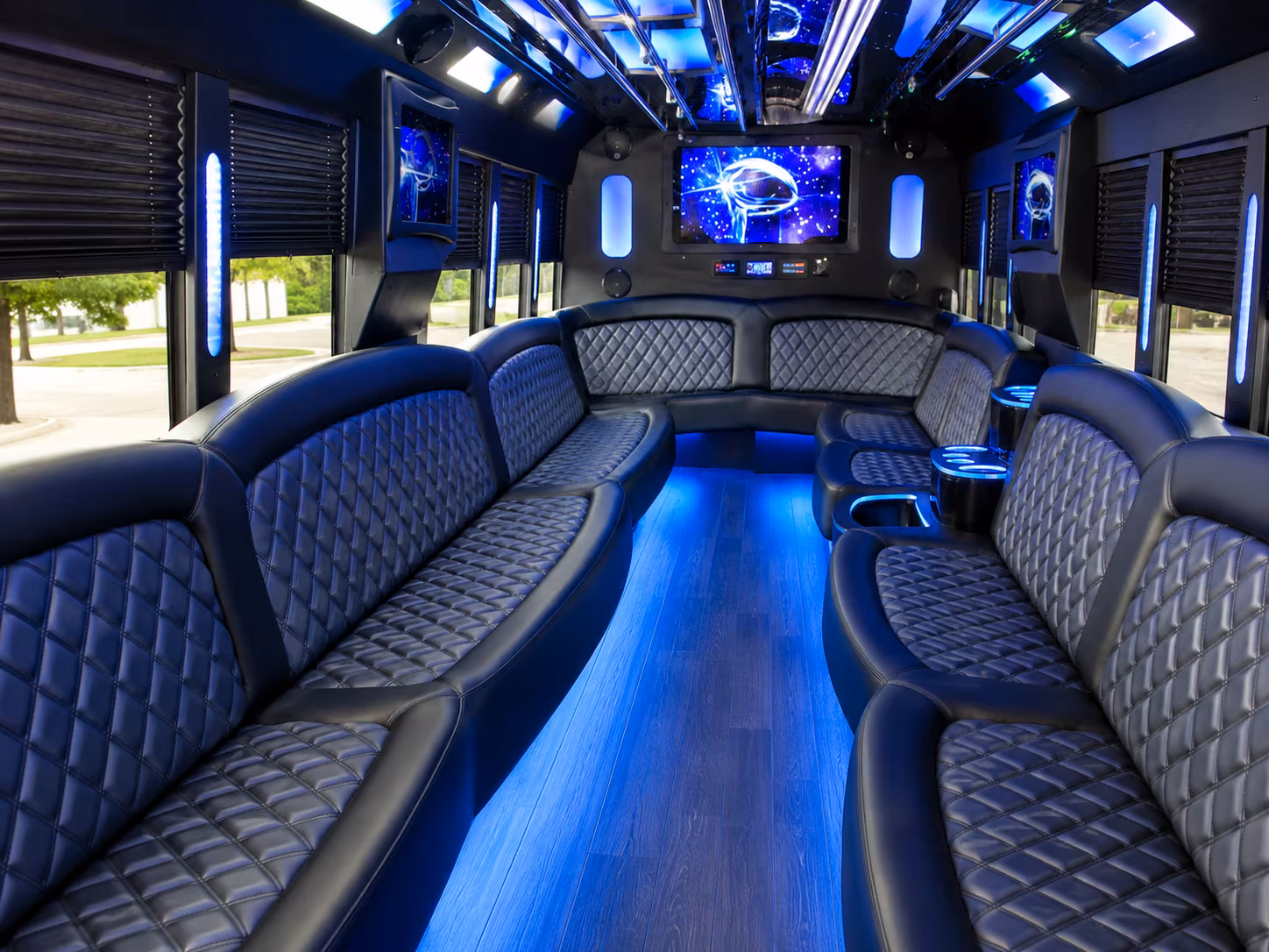 stockton new years eve party bus rental