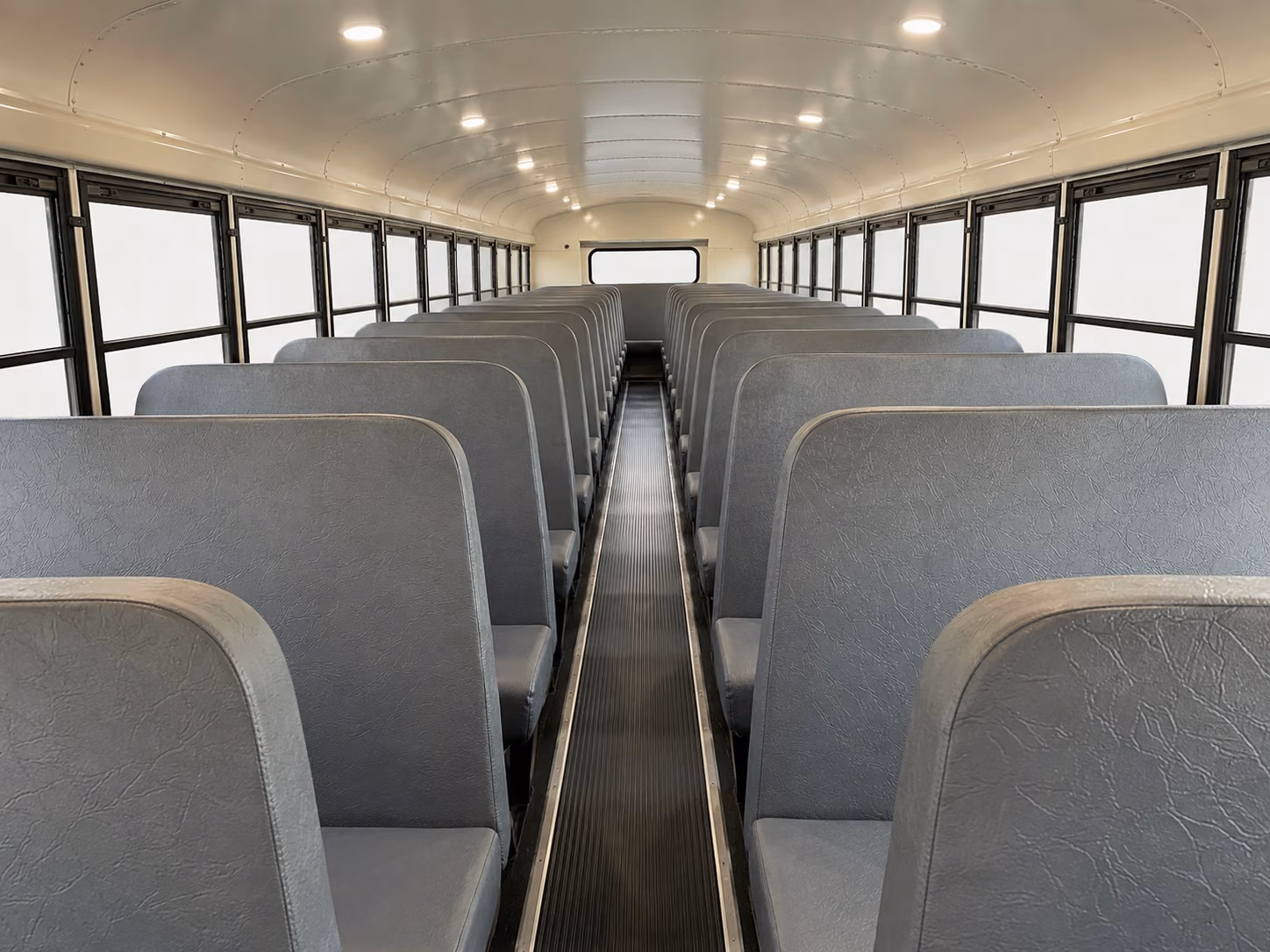 stockton school bus inside
