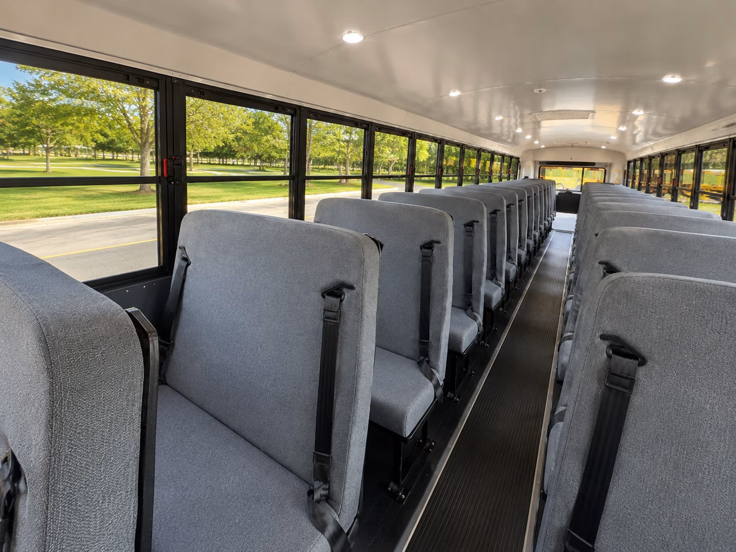 stockton school bus interior