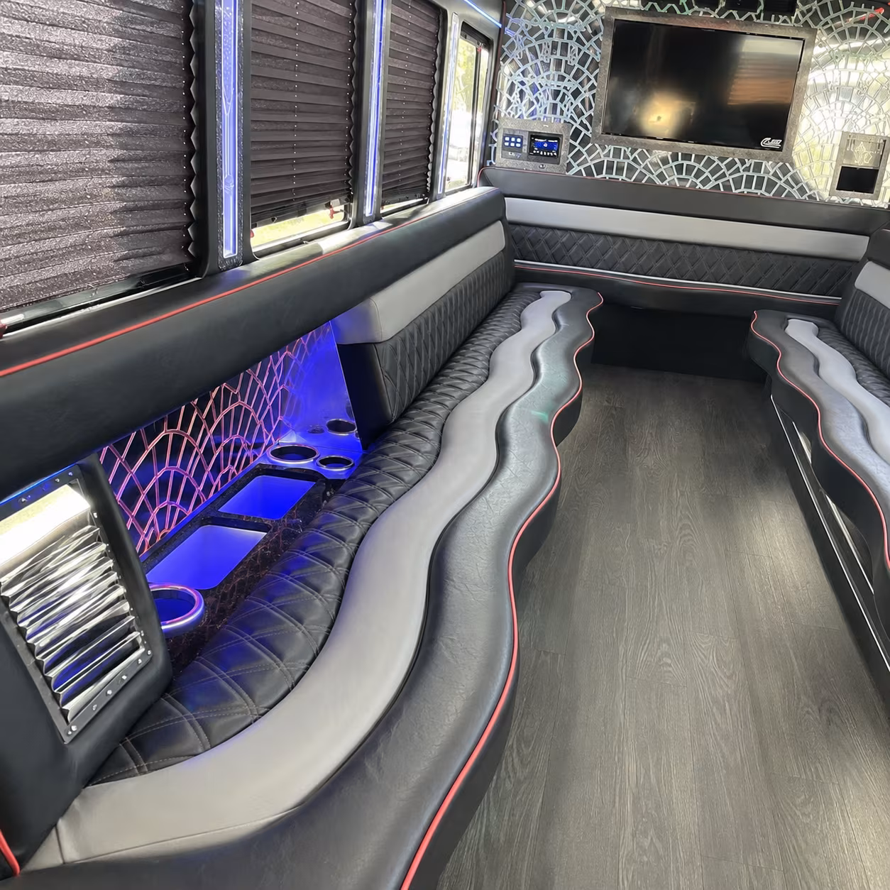 stockton wedding party bus rental